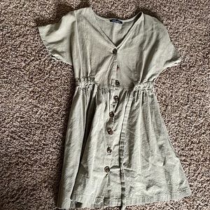 Sage green dress
